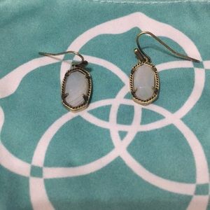 Kendra Scott Lee Bronze Earrings in Slate!!